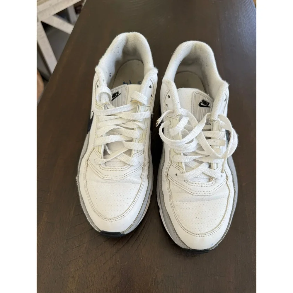 #C- 001- Nike Air Max SC Mens 7.5 White Black Wolf Grey Blue Sneakers DD7118-001